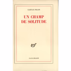 ISBN Un champ de solitude, Français, 208 pages