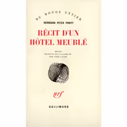 ISBN Récit d'un hôtel meublé, Français, 200 pages