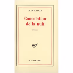 ISBN Consolation de la nuit, Français, 120 pages