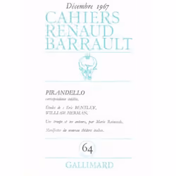 ISBN Cahiers Renaud Barrault, Français, 128 pages
