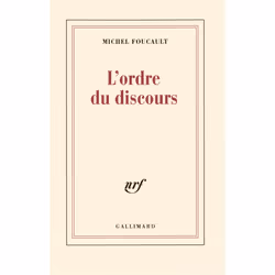 ISBN L'Ordre Du Discours - Lecon Inaugurale Au College De France Prononcee Le 2 Decembre 1970, philosophie, Français
