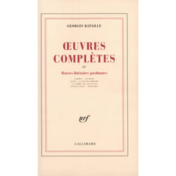 Oeuvres complètes t.4 - oeuvres littéraires posthumes