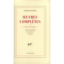 Oeuvres complètes t.5 - la Somme athéologique t.1