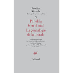 Par-delà bien et mal - La Généalogie de la morale