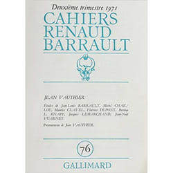 Cahiers Renaud Barrault