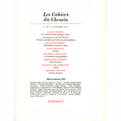 ISBN Les Cahiers du Chemin, Français, 148 pages
