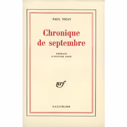 ISBN Chronique de septembre, Français, 240 pages