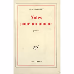 ISBN Notes pour un amour, Français, 120 pages