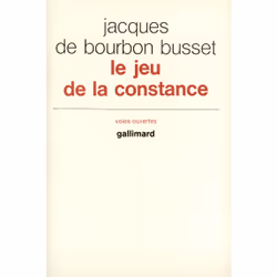 ISBN Le Jeu de la constance, Français, 184 pages