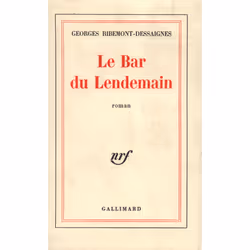 ISBN Le Bar du lendemain, Français, 184 pages