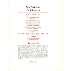 Les cahiers du chemin