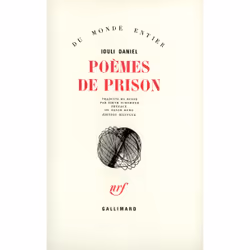ISBN Poèmes de prison, Français, 80 pages