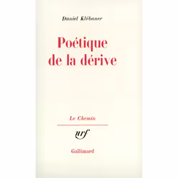 ISBN Poétique de la dérive, Français, 192 pages