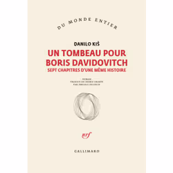 ISBN Un tombeau pour Boris Davidovitch, Français, 168 pages