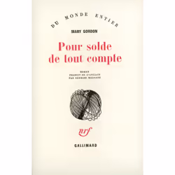 ISBN Pour solde de tout compte, Français, 360 pages