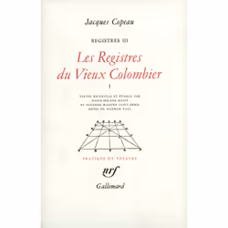 ISBN Les Registres du Vieux Colombier, Français, 464 pages