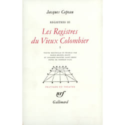 Registres - iii, iv et v - les registres du vieux colombier - vol01