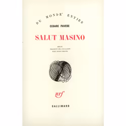 ISBN Salut Masino, Français, 208 pages