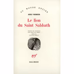 ISBN Le Lion du Saint Sabbath, Français, 216 pages