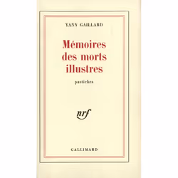 ISBN Mémoires des morts illustres, Français, 224 pages
