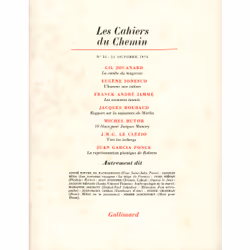 ISBN Les Cahiers du Chemin, Français, 160 pages