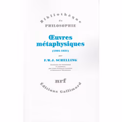 ISBN Œuvres métaphysiques, Français, 424 pages