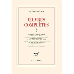 Éditions Gallimard OEUVRES COMPLETES: VOLUME 1-1 livre Français