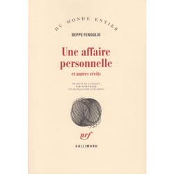 Une affaire personnelle et autres récits