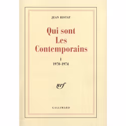 ISBN Qui sont les contemporains, Français, 328 pages