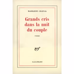 ISBN Grands cris dans la nuit du couple, Français, 296 pages