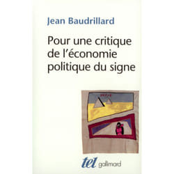 ISBN Pour une critique de l'économie politique du signe