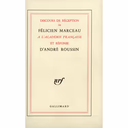 ISBN Discours de réception à l'Académie française et réponse d'André Roussin, Français, 96 pages