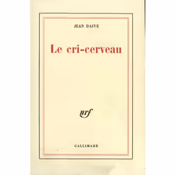 ISBN Le Cri-cerveau, Français, 184 pages