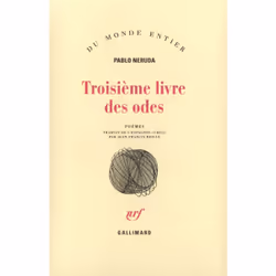 ISBN Troisième livre des odes, Français, 272 pages