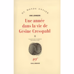 ISBN Une année dans la vie de Gesine Cresspahl, Français, 520 pages