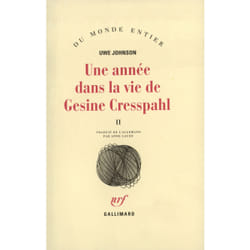 Une annee dans la vie de gesine cresspahl - vol02 - 20 decembre 1967 - 19 avril 1968