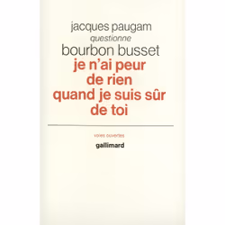 ISBN Je n'ai peur de rien quand je suis sûr de toi, Français, 208 pages