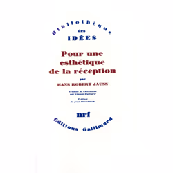ISBN Pour une esthétique de la réception, Français, 312 pages