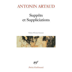 Éditions Gallimard SUPPOTS ET SUPPLICATIONS livre Français Livre broché