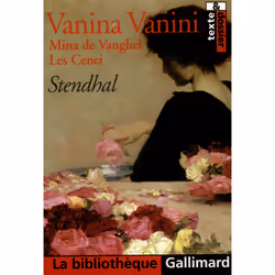 ISBN Vanina Vanini - Mina de Vanghel - Les Cenci, Français, 224 pages