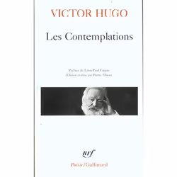ISBN Les Contemplations, poésie, Français, Livre broché