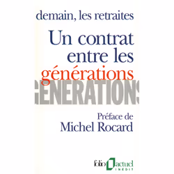 ISBN Un Contrat entre les générations, Français, 160 pages