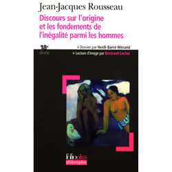 ISBN Discours sur l'origine et les fondements de l'inégalité parmi les hommes, Français, 192 pages