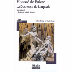 Éditions Gallimard LA DUCHESSE DE LANGEAIS, Français, Livre broché, 267 pages
