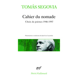 Cahier du nomade - choix de poèmes 1946-1997