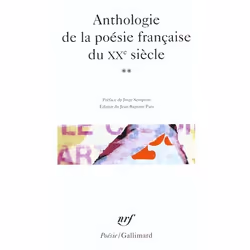 ISBN Anthologie De La Poesie Francaise Du Xxe Siecle T2, poésie, Français, Livre broché