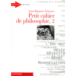 Petit cahier de philosophie Tome 2