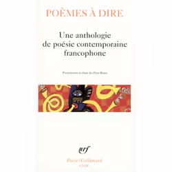ISBN Poèmes à dire, Français, 168 pages