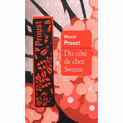 Éditions Gallimard A LA RECHERCHE DU TEMPS PERDU VOLUME 1, DU CÔTÉ DE CHEZ SWANN AVEC UN MARQUE-PAGE EN MÉTAL CISELÉ)