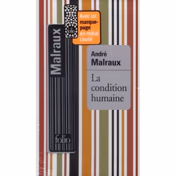 Éditions Gallimard LA CONDITION HUMAINE AVEC UN MARQUE-PAGE EN MÉTAL CISELÉ)